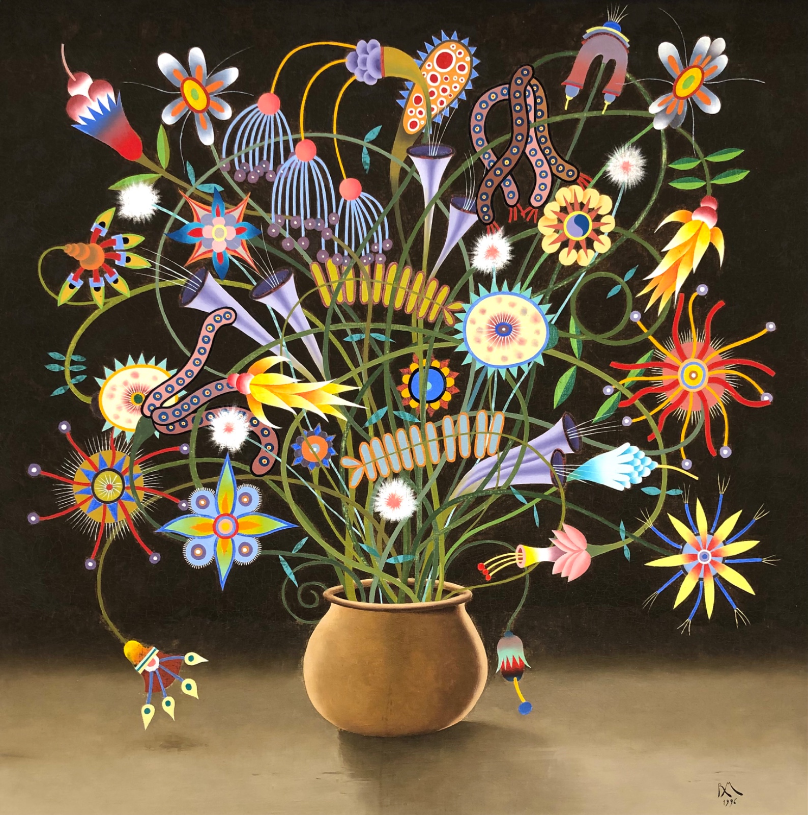 Vaso de flores, 1996