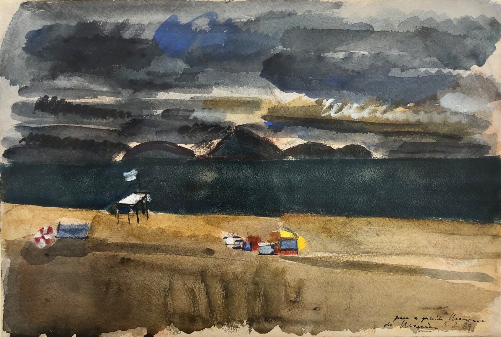 Paisagem com casario, 1989